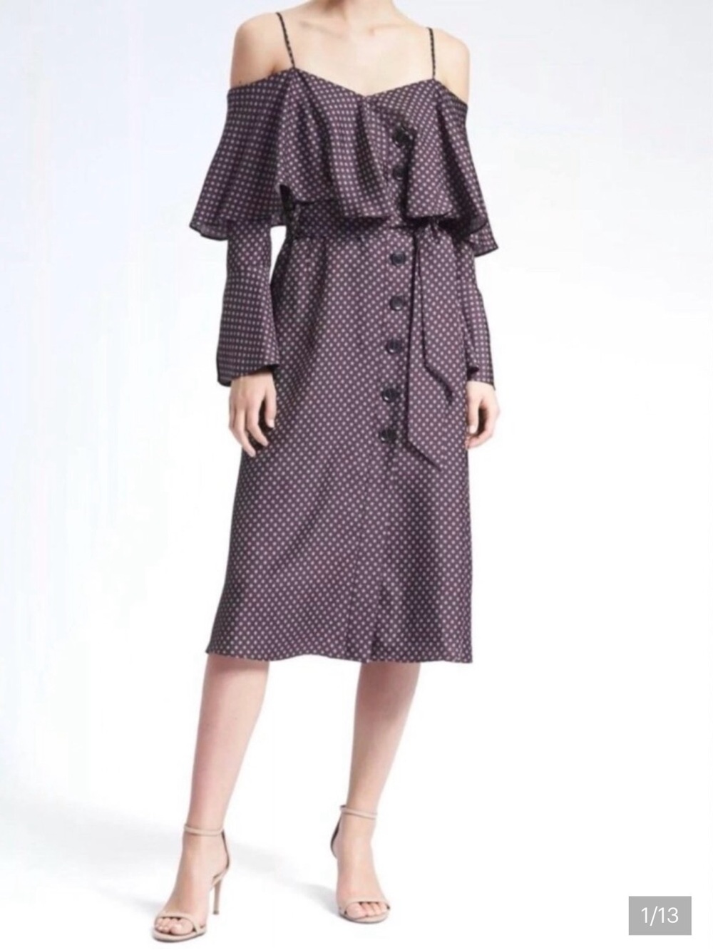 Olivia Polermo x Banana Republic silk dress